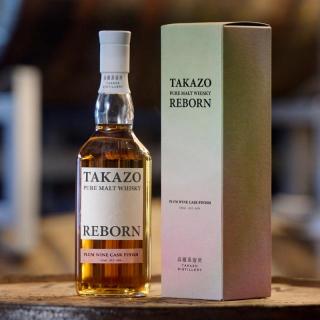 TAKAZO　PURE MALT WHISKY　PLUM WINE CASK FINISH　箱付き